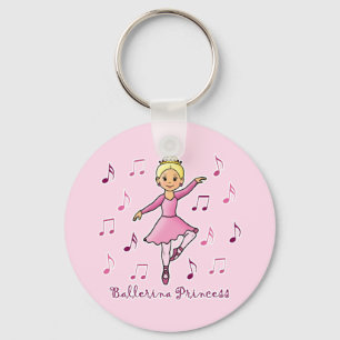 Ballerina Princess Keychain