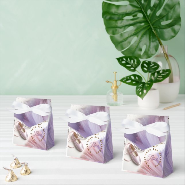 Ballerina Princess Party - Twirl into Magic! Favor Box (Multiple)