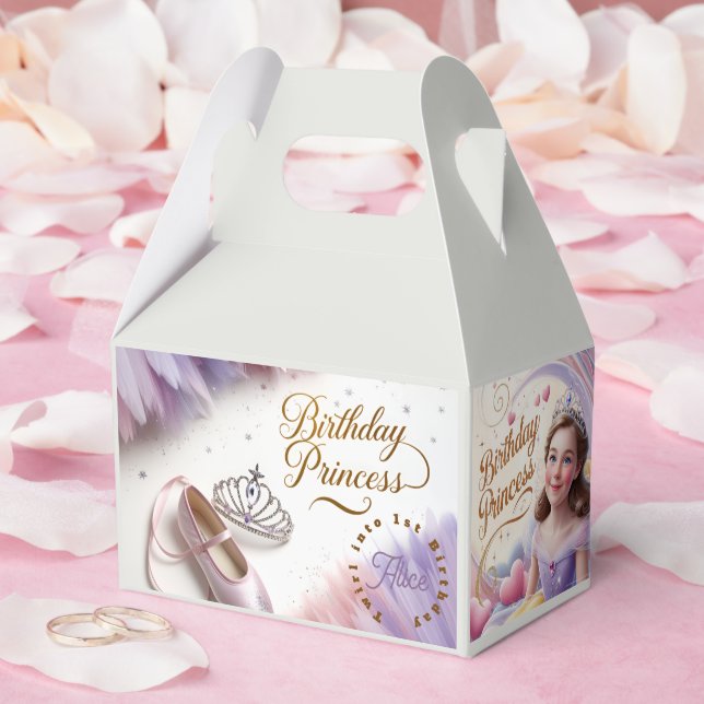 Ballerina Princess Party - Twirl into Magic! Favor Box (Wedding)