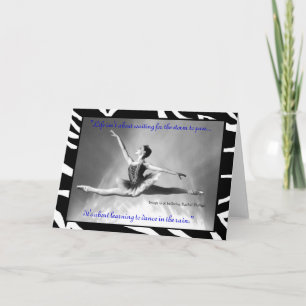 Ballerina Rachel Phillips Card