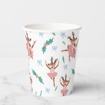 Ballerina Reindeer and Bows Christmas