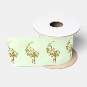 Ballerina Ribbon Ballet Dancer Woman Satin Ribbon