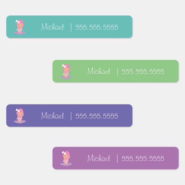 Ballerina School Class Lunch Nom Numéro Étiquette (Groupe)