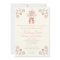 Ballerina Shoes Ballet Baby Girl Shower Invitation