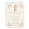 Ballerina Shoes Ballet Baby Girl Shower Invitation
