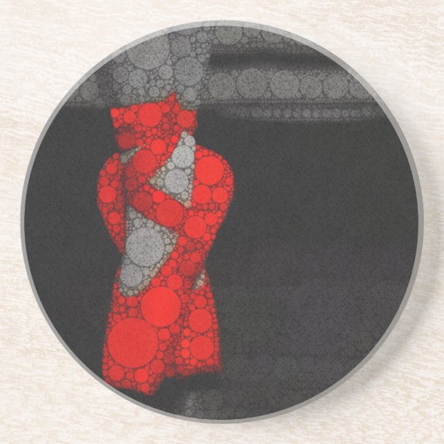 Ballerina Shoes Cute Ballet Coaster (Front)