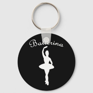 Ballerina Silhouette Keychain