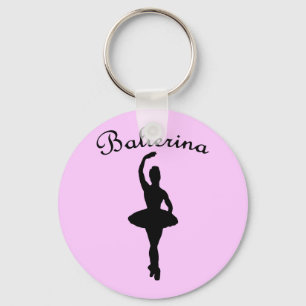 Ballerina Silhouette Keychain