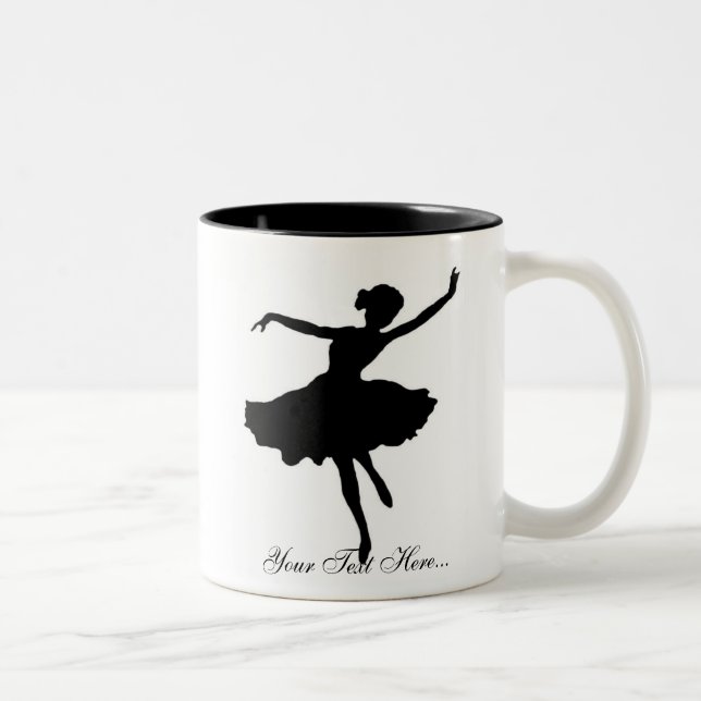 "Ballerina Silhouette" Mug (Right)