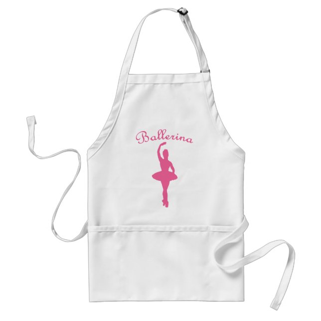 Ballerina Silhouette Standard Apron (Front)