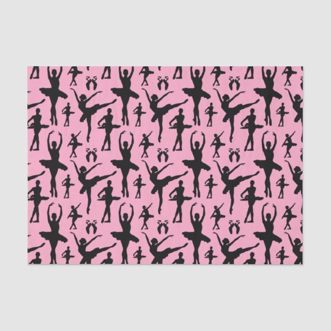 Ballerina Silhouette Tissue Paper (Front)