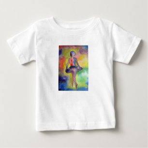 Ballerina Space Watercolor BabyT-Shirt Baby T-Shirt