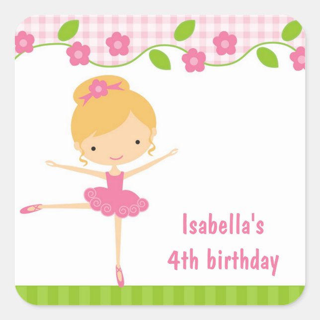 Ballerina Sticker (Front)