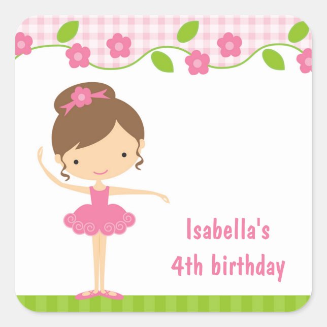 Ballerina Sticker (Front)