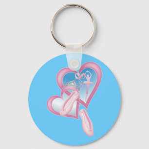 Ballerina Sweetheart Keychain