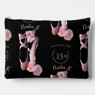 Ballerina Toe Shoes Custom Event Accessory Pouch