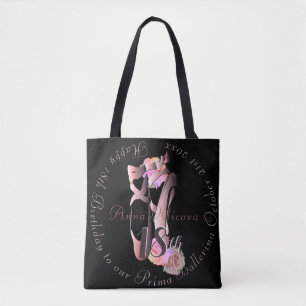 Ballerina Toe Shoes Medallion Your Event Tote Bag