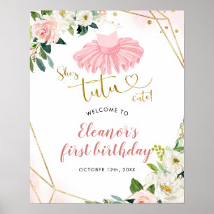 Ballerina Tutu Première Affiche de bienvenue d'ann