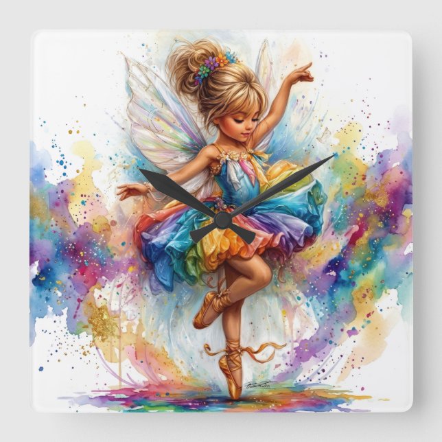 Ballerina Wall Clock (Front)