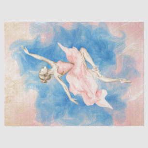 Ballerina Watercolor Decoupage Tissue Paper