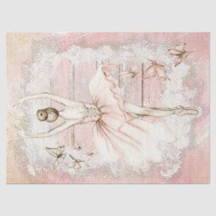 Ballerina Watercolor Decoupage Tissue Paper
