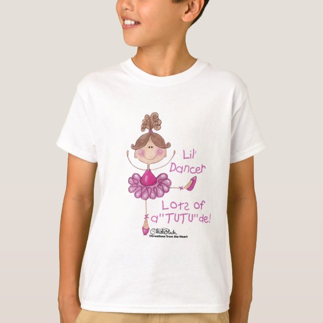 Ballerina with ATUTUde T-Shirt (Front)