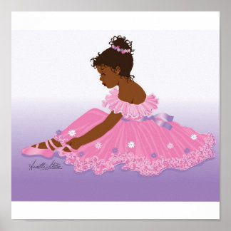 ballerina with signature poster