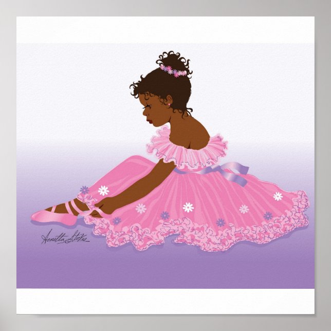 ballerina with signature poster (Front)