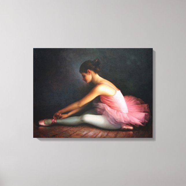 Ballerina Wrapped Canvas (Front)