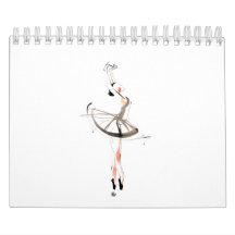 Ballerinas Dancers Drawings Calendar