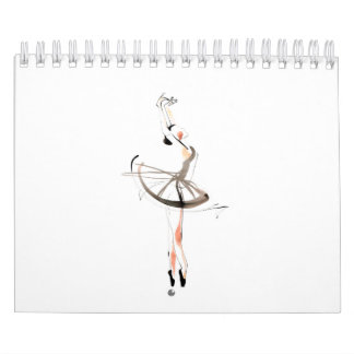 Ballerinas Dancers Drawings Calendar