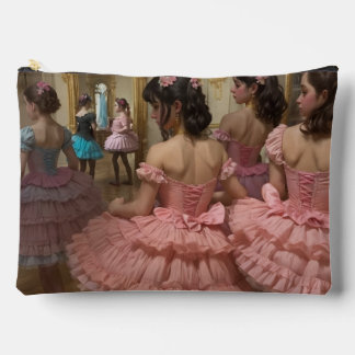 Ballerinas in a grand rococo-style hall accessory pouch
