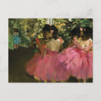 Ballerinas in Pink by Edgar Degas