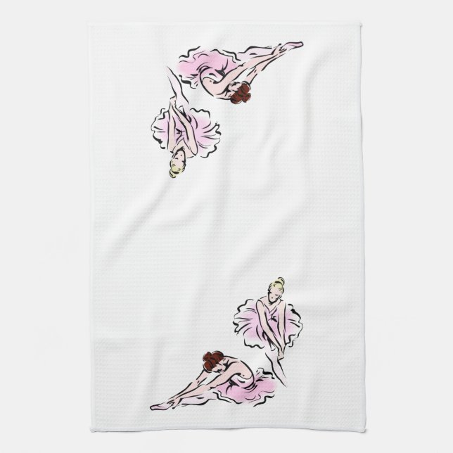 Ballerinas Kitchen Towel (Vertical)