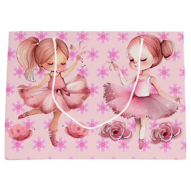 Ballerinas  large gift bag (Front)