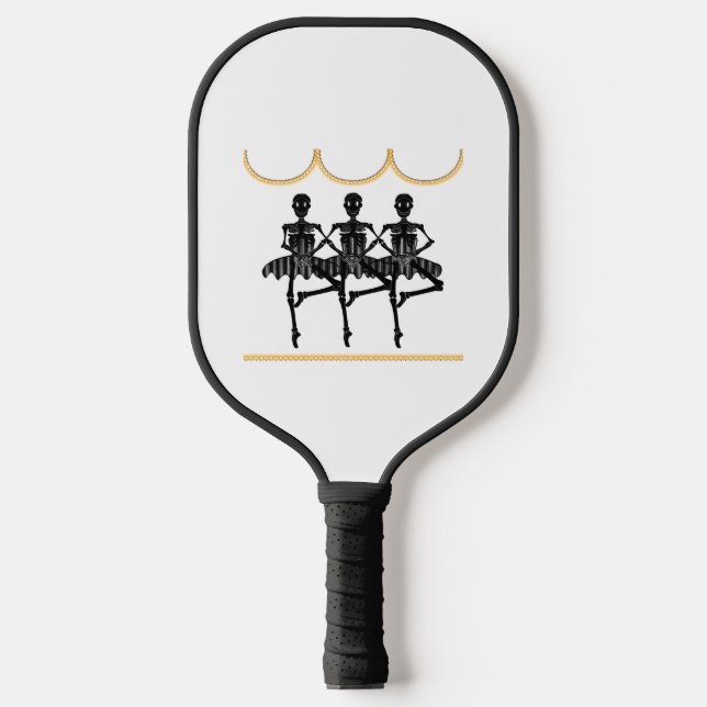Ballerinas on Halloween Pickleball Paddle (Front)