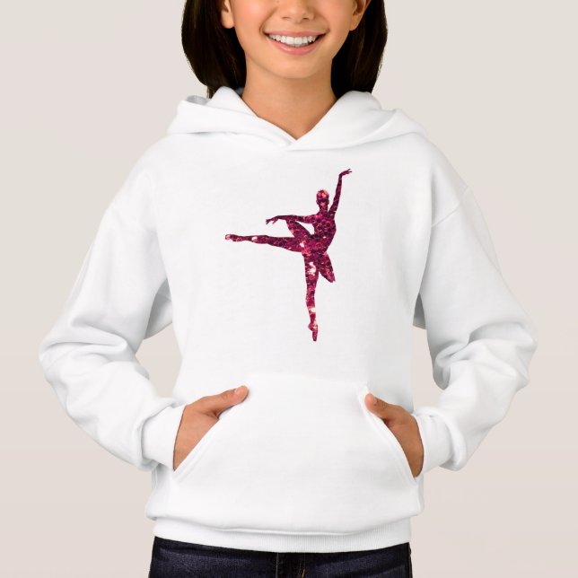 Ballerine scintillante rose (Devant)