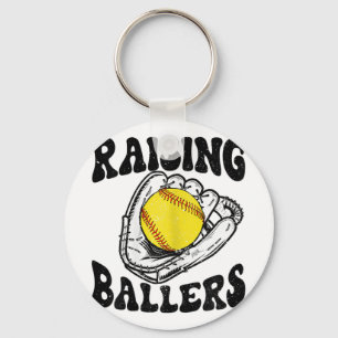 Ballers Softball Mom Baseball Mom Mothers Day Gift Keychain