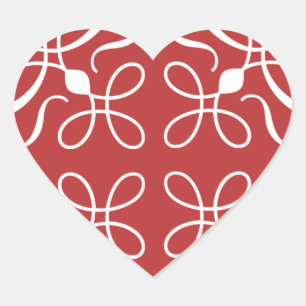 Balles dans Candy Red Heart Sticker