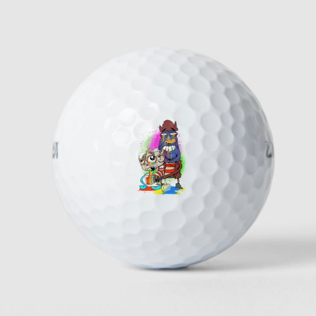 Balles De Golf 1000 Morceaux de bonbons (Devant)