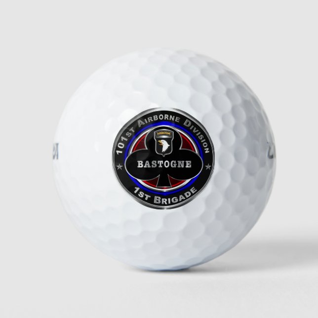 Balles De Golf 101st Division aéroportée 1re Brigade « Bastogne » (Devant)