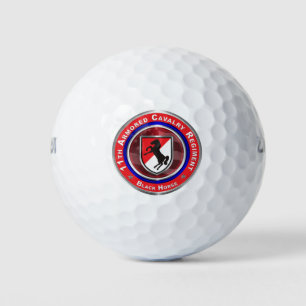 Balles De Golf 11e Régiment de cavalerie blindée "Cheval noir"