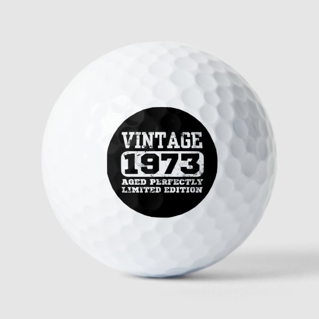 Balles De Golf 1973 Limited Edition 52e anniversaire (Recto)