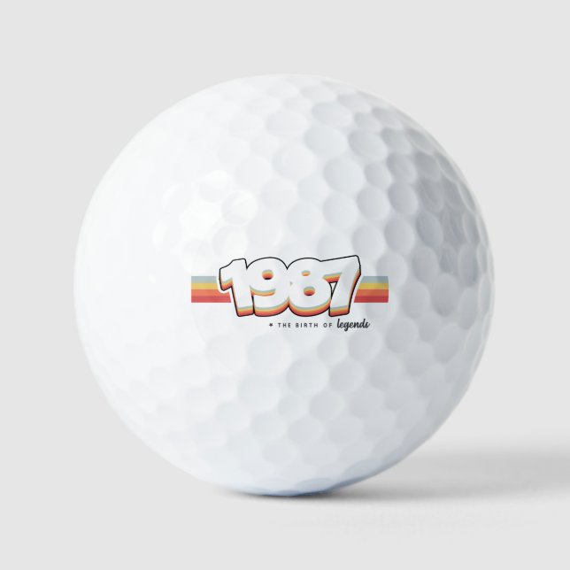 Balles De Golf 1987 La naissance des légendes (Recto)