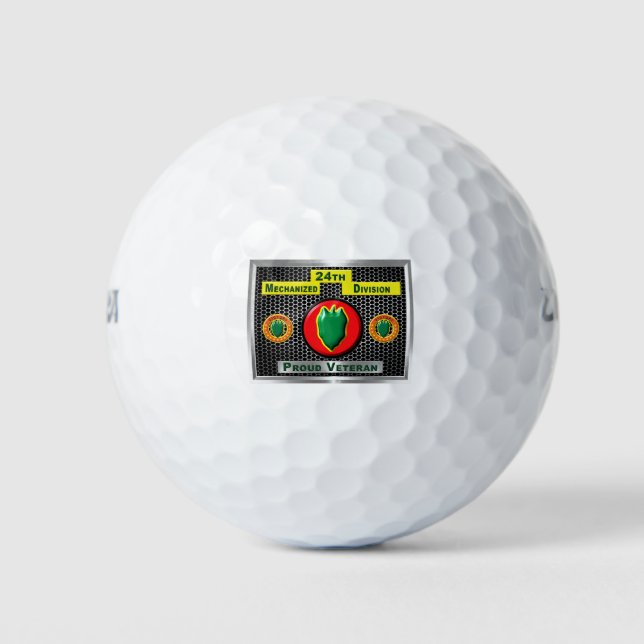 Balles De Golf 24e division d'infanterie mécanisée (Devant)