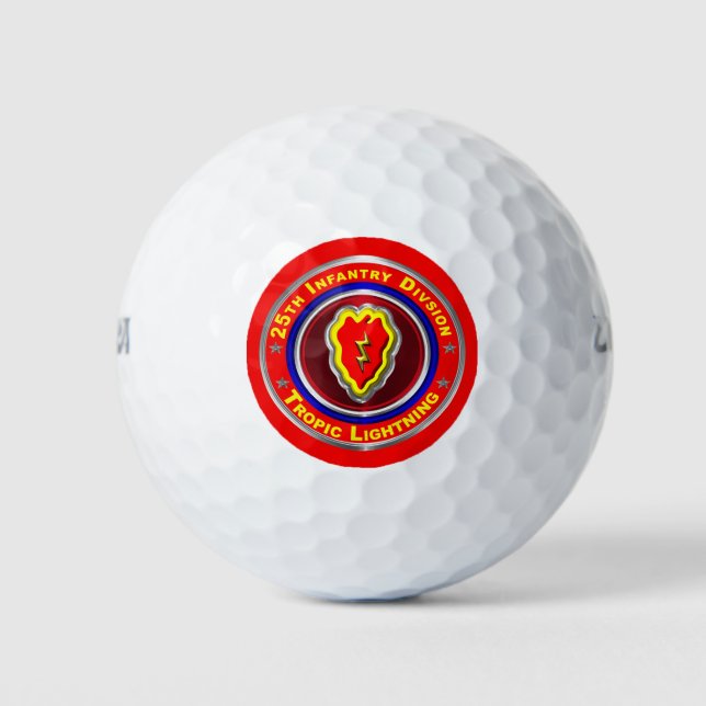 Balles De Golf 25e division d'infanterie « Tropic Lightning » (Devant)