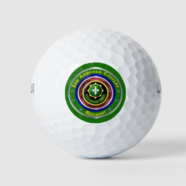 Balles De Golf 2e Régiment de cavalerie blindée (Devant)
