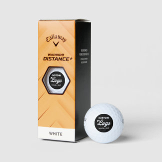 Balles De Golf 3 x Logo Personnalisé Photo Callaway Warbird Golf