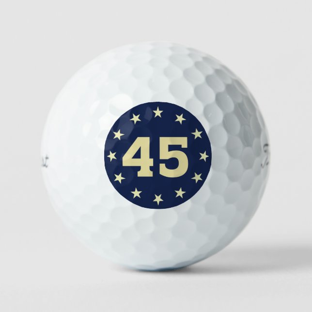 BALLES DE GOLF "45" (Recto)