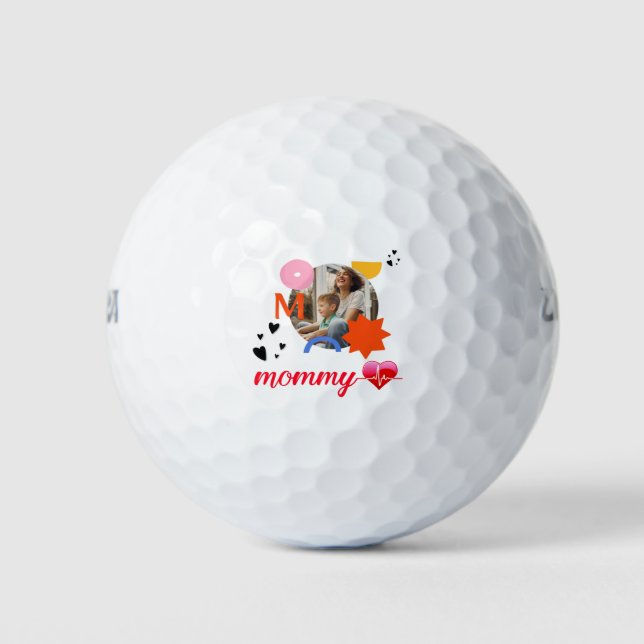 Balles De Golf 47.Fier maman, jour des mères, maman, maman, cadea (Devant)
